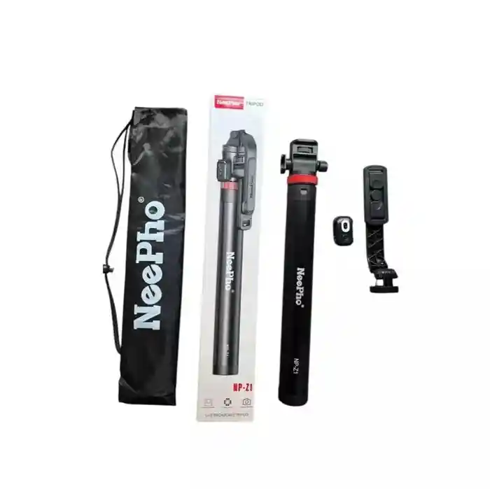 NeePho NP-Z1 REMOTE Extendable Folding Vlog Tripod Phone Mount